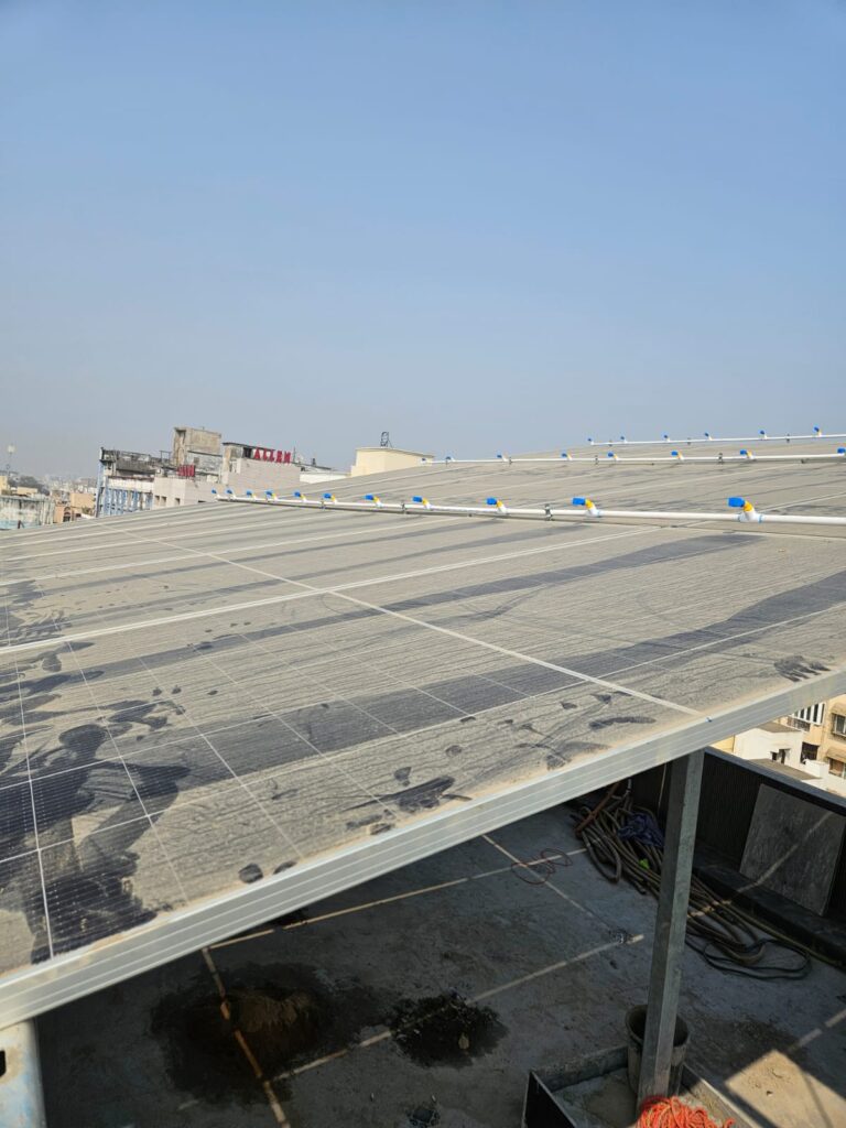 Solar panel installation